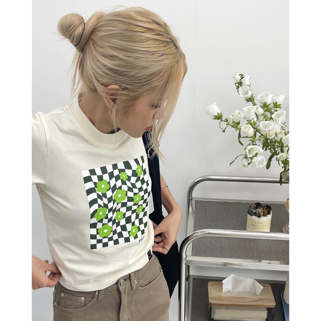 Áo Thun Nữ Babytee PRADIES Floral