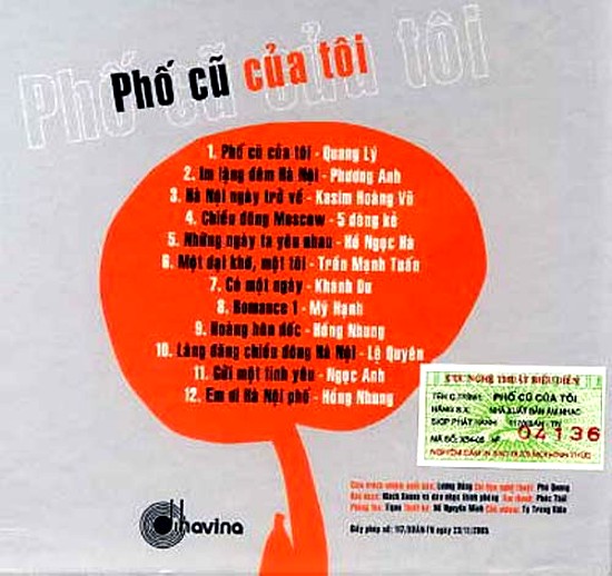 BỘ 5 ĐĨA CD nhạc Phú Quang 3