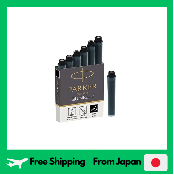 Parker parker mini cartridge ink quinque black 1950407