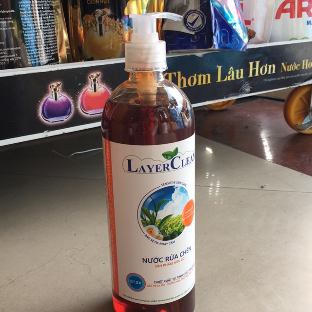 Nước rửa bát hữu cơ layer clean