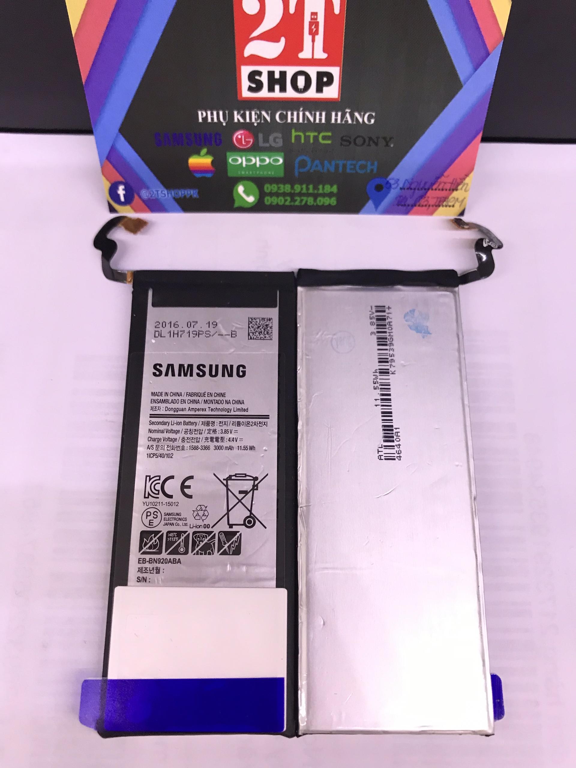 PIN GALAXY NOTE 5 CHÍNH HÃNG (3000MAH) EB-BN920ABE NEW 100%
