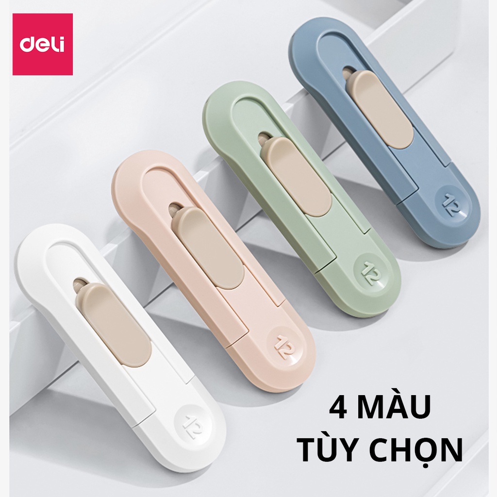 Dao rọc giấy mini 25mm DELI cao cấp - NS065