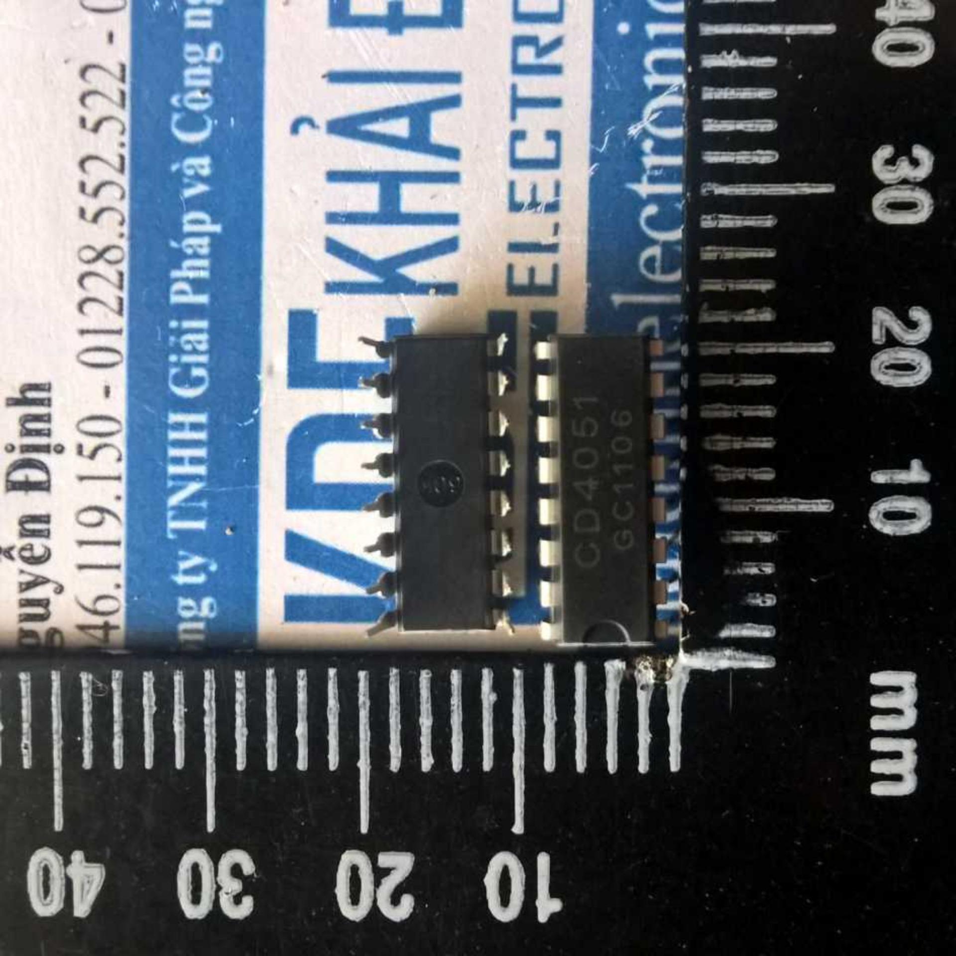 10 con CD4051BE DIP-16 IC tách/ghép 8 kênh kde1365