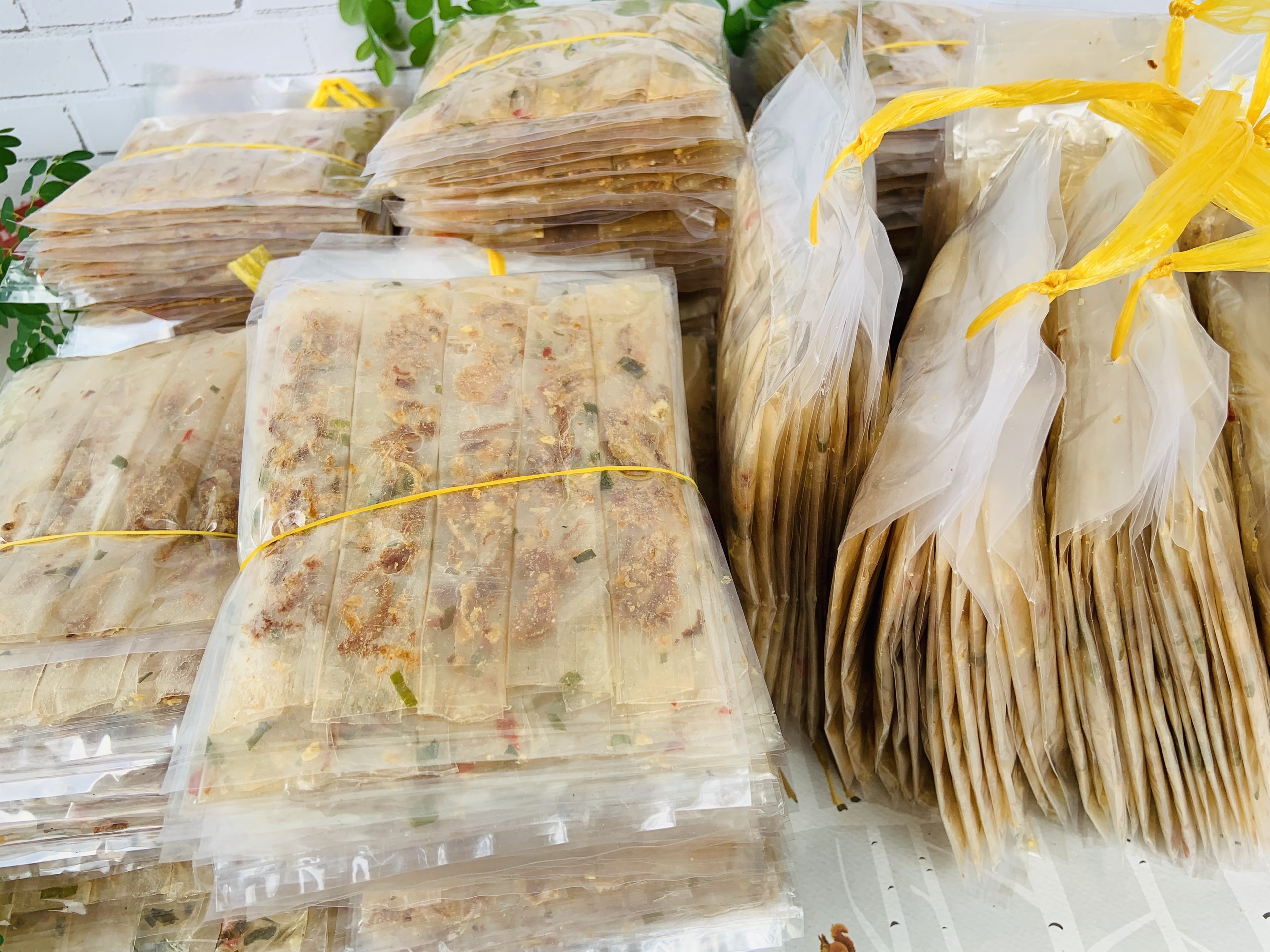 [Xâu 10 Bịch] Bánh Tráng Dẻo Hành Bánh Tráng Tây Ninh