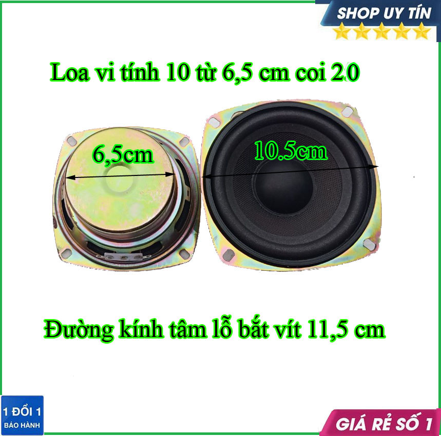 Loa Bass Sub 10 cm Vi Tính