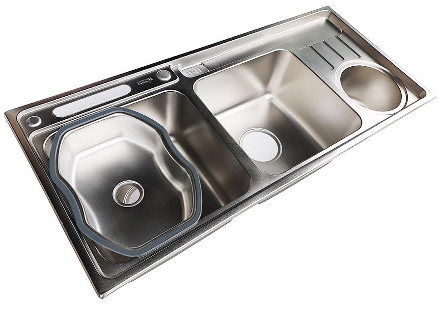 Rổ gác chậu Inox Eurolife EL-R7 (Trắng bạc)