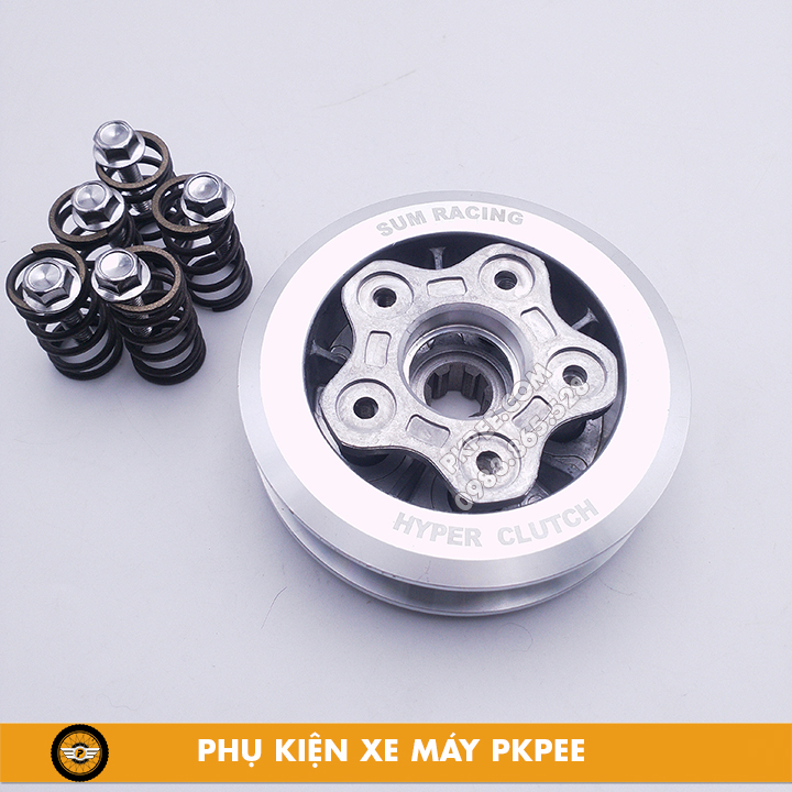 Combo Nồi Độ 5 Lò Xo Kèm Bố Lá Sắt Sum Racing – Gắn Dream, Wave | Phụ Kiện Xe PKPE