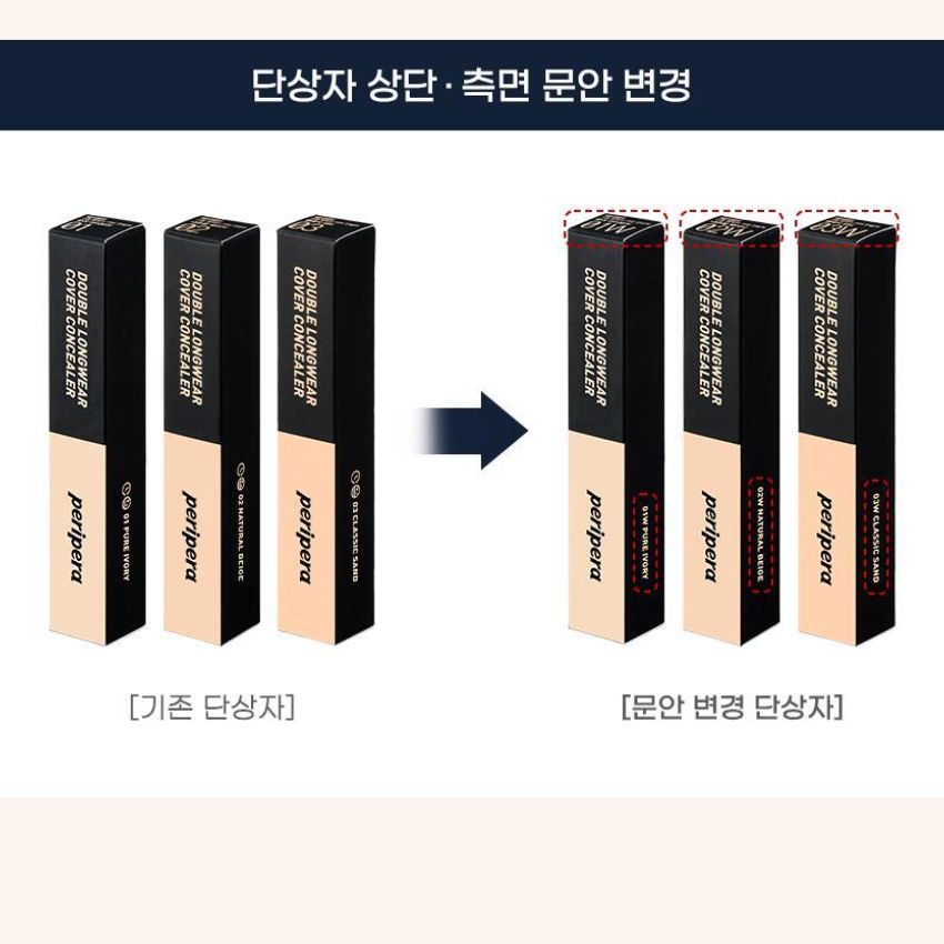 Che khuyết điểm PERIPERA Double Long Wear Cover Concealer
