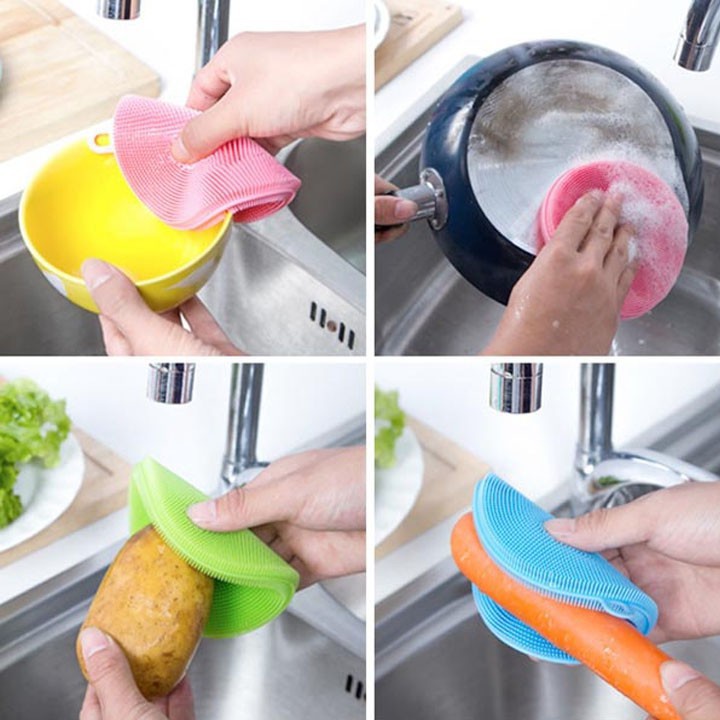 Miếng silicon - Rửa bát - tiện dụng