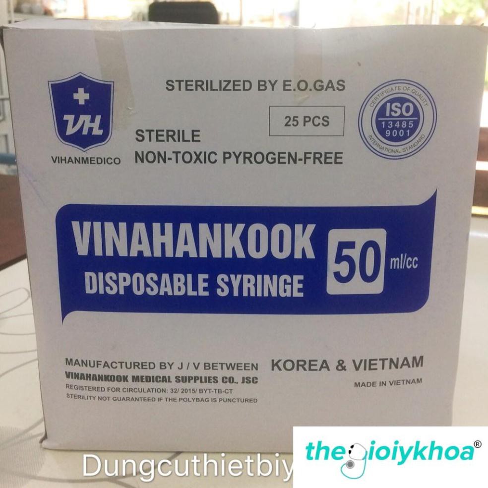[HCM]Bơm cho ăn - Bơm tiêm 50cc Vinahankook