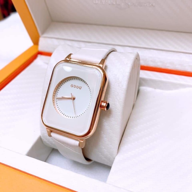 Nơi bán Đồng hồ thời trang nữ GUOU dây da cực hot K284