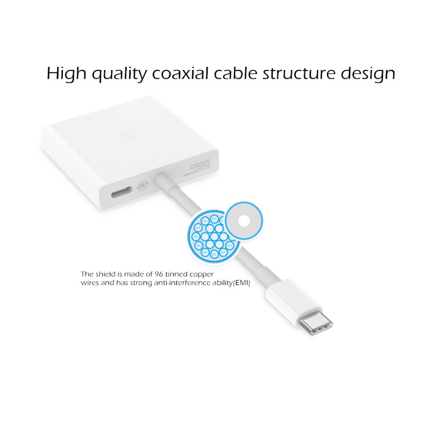 Cáp chuyển đổi Type-C sang HDMI Đa Năng XIAOMI USB-C To HDMI Multi-Function Adapter