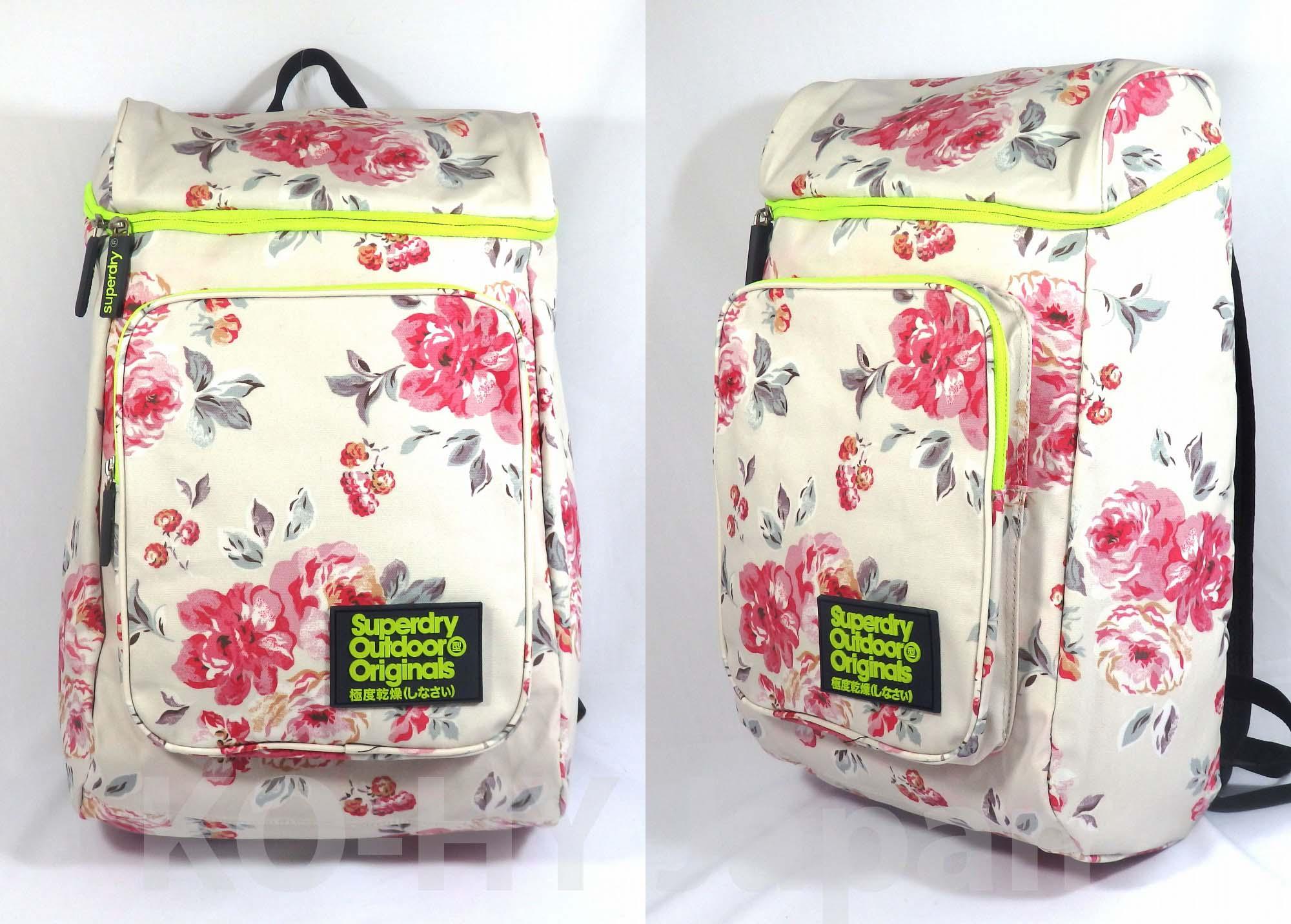 [HCM]Balo thời trang Superdry Japan Outdoor flower pattern backpack