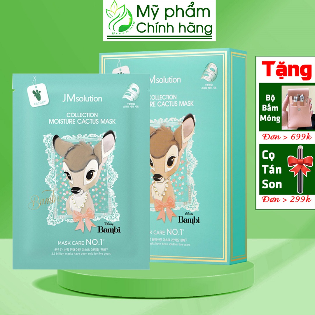 Mặt Nạ JM Solution Collection Moisture Cactus Mask [MIẾNG LẺ] Giúp Dưỡng Ẩm 30ml