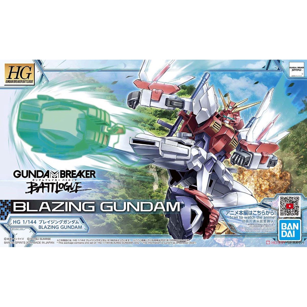 Mô hình lắp ráp hg 1/144 blazing gundamchat bandai 4573102620279