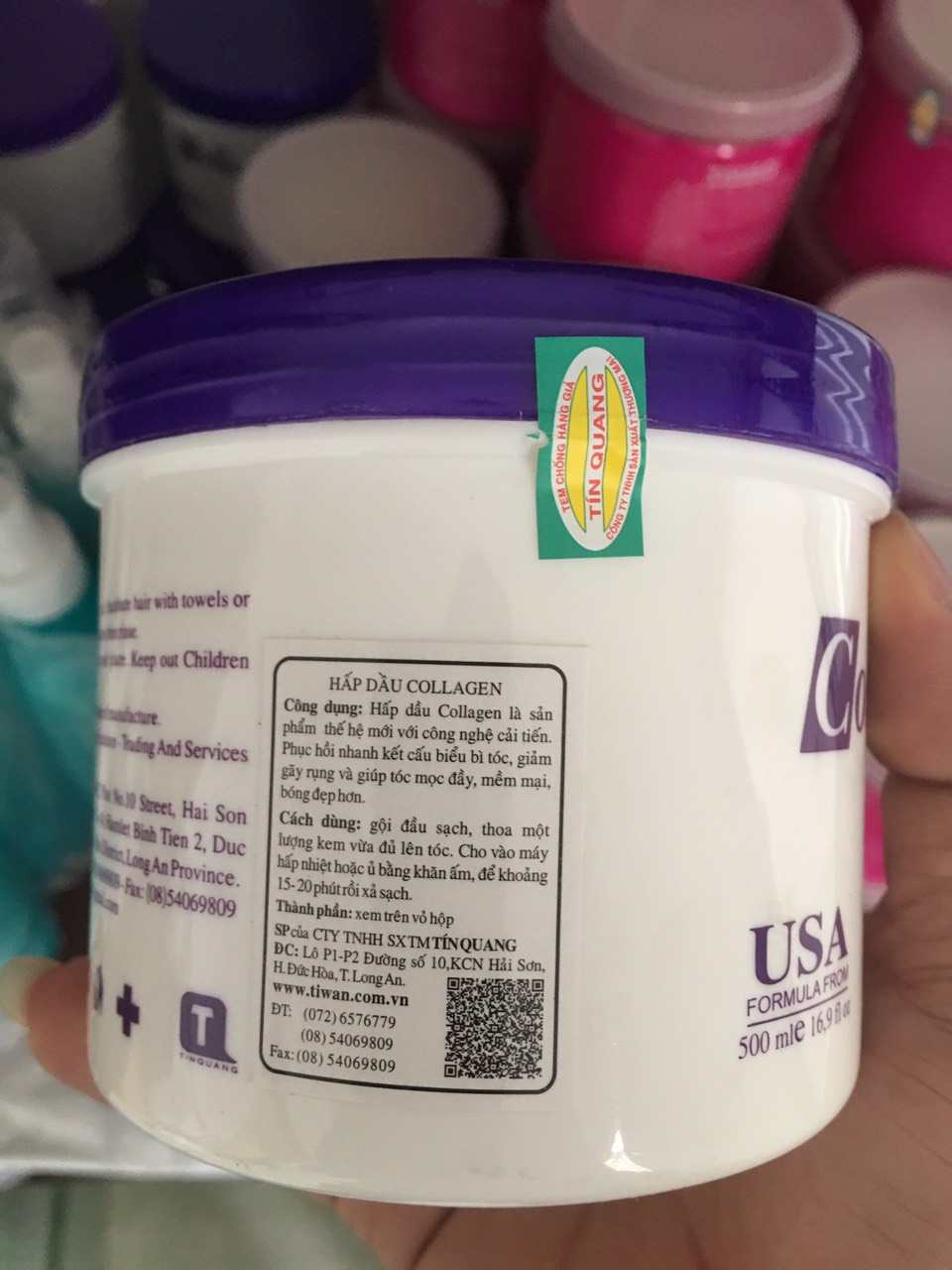 Kem hấp ủ tóc collagen siêu mềm mượt tiwan