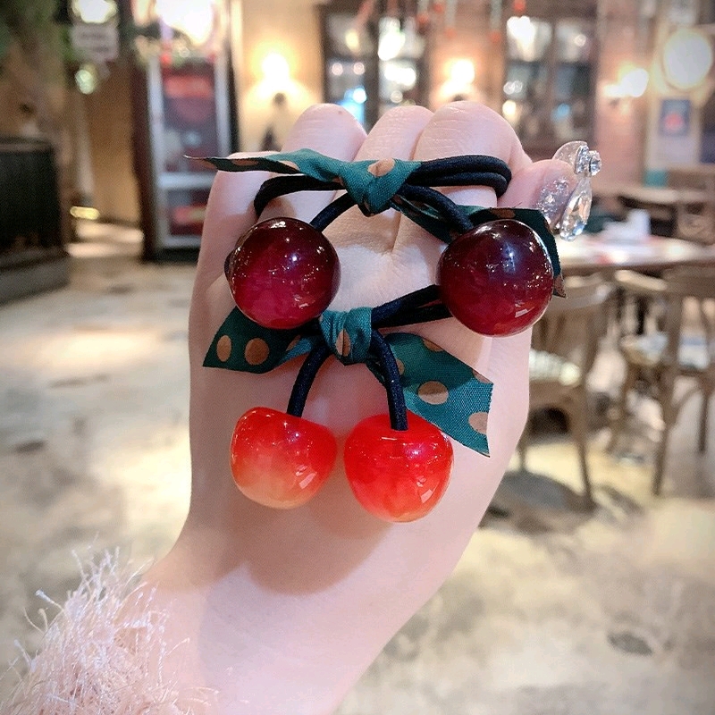 Hair ties cute cherry
