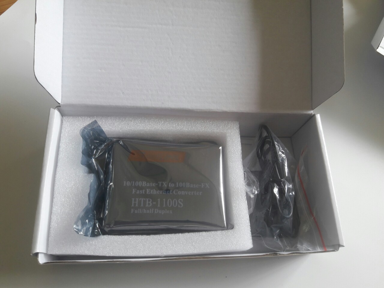 1 Bộ 2 Converter 2 fo Netlink HTB-1100s 25km nguồn đẩy đủ