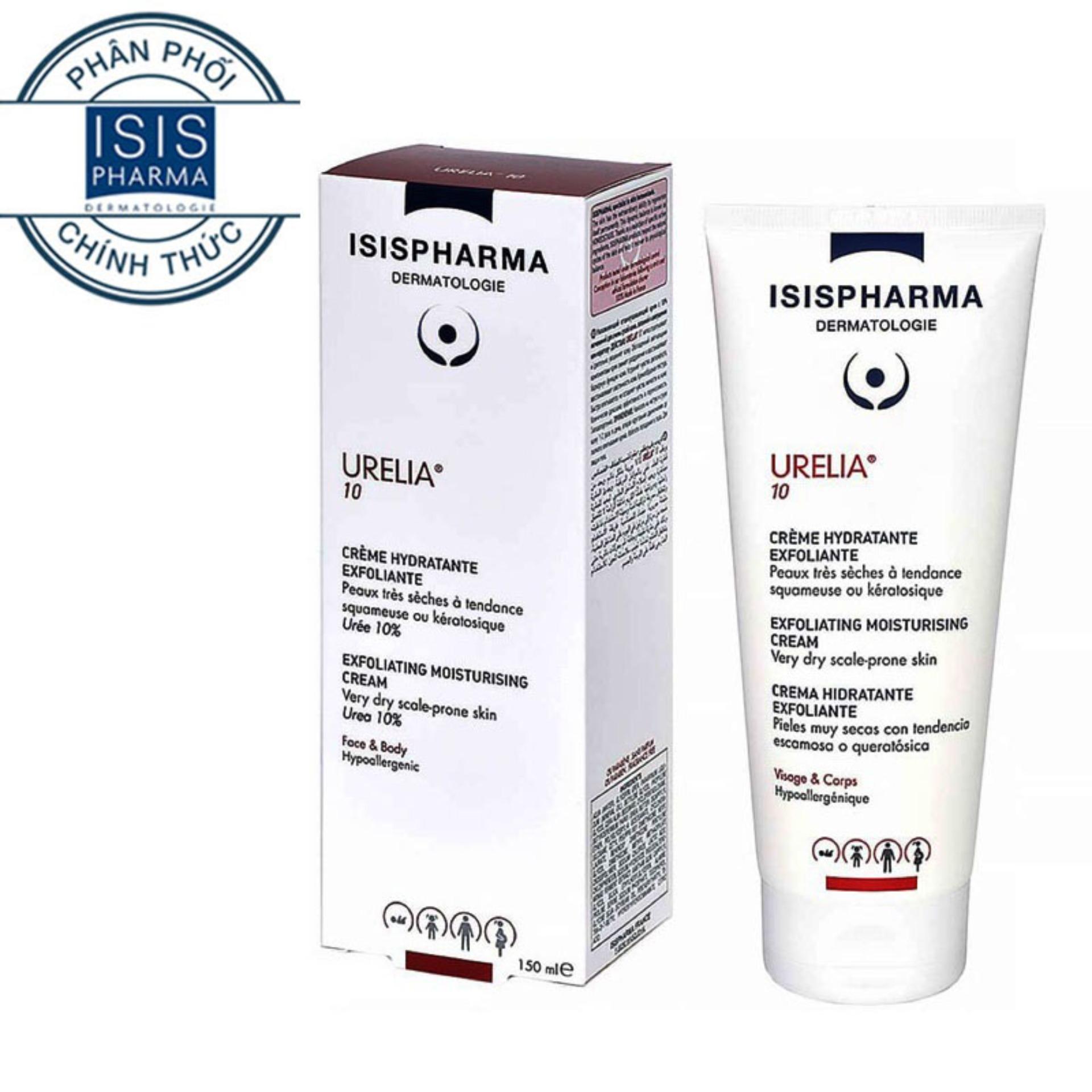 Kem làm điều trị da kích ứng tăng sừng ISIS Pharma Urelia 10 150ml tốt nhất