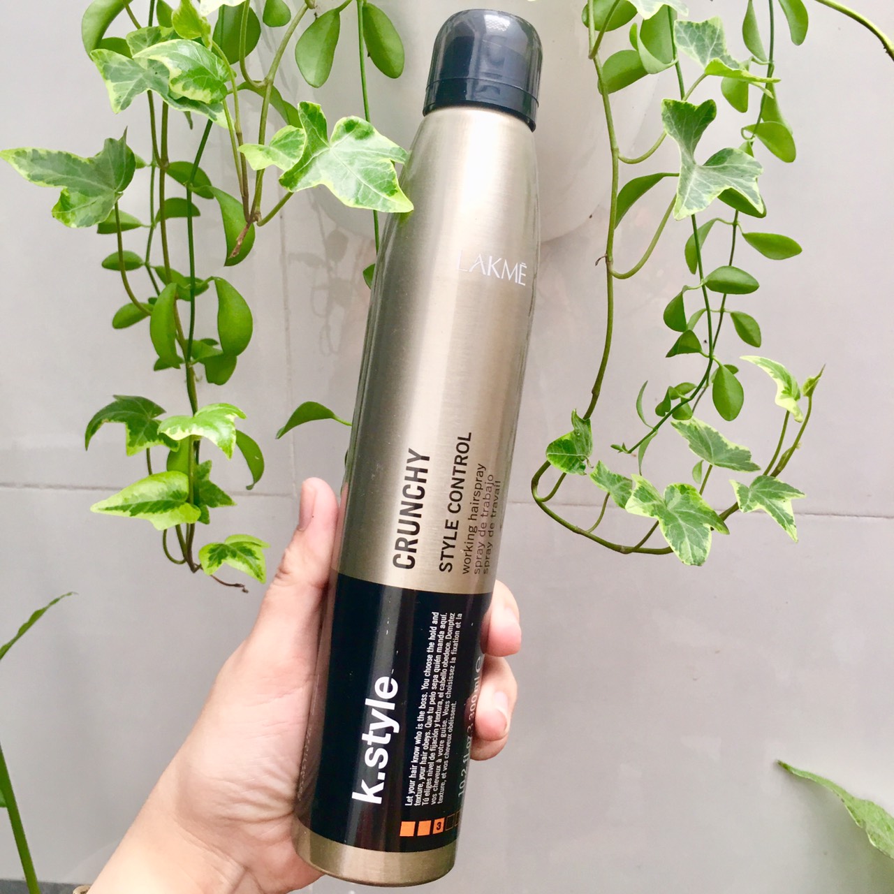 Gôm xịt tạo kiểu tóc tự nhiên lakme k.style pliable style control natural flexible spray 300ml