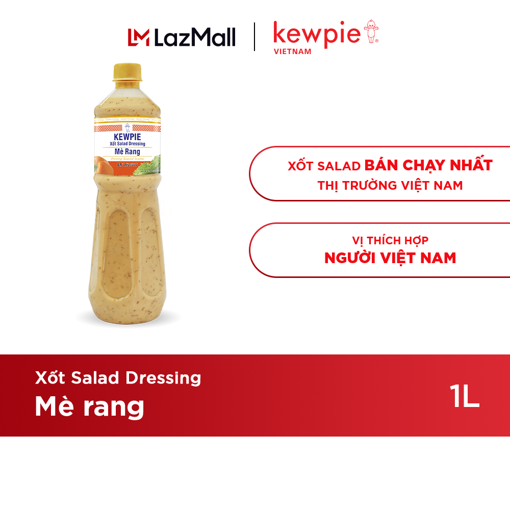 Xốt Salad Dressing Mè Rang Kewpie 1L