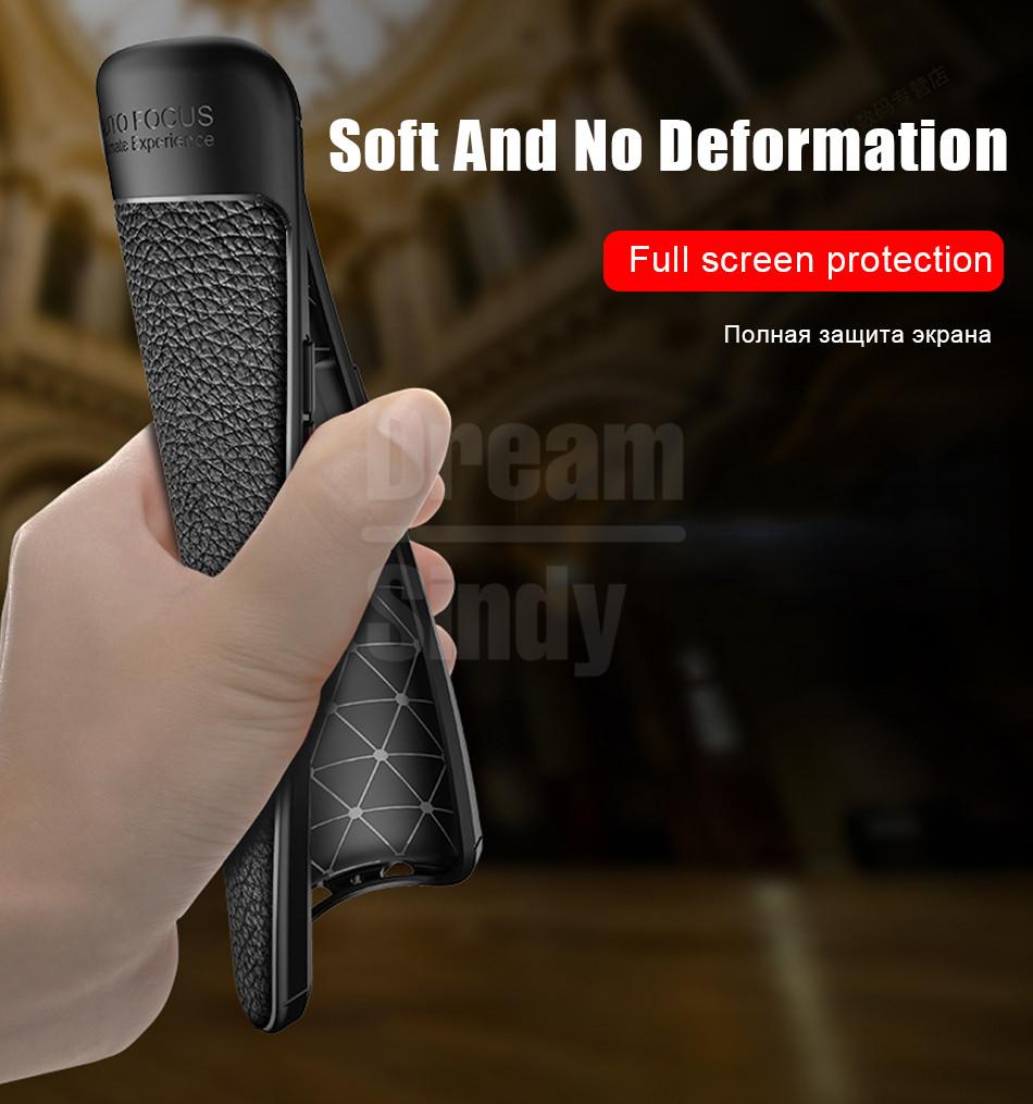 Ốp lưng silicon vân da cho Samsung Galaxy A50 - Auto Focus