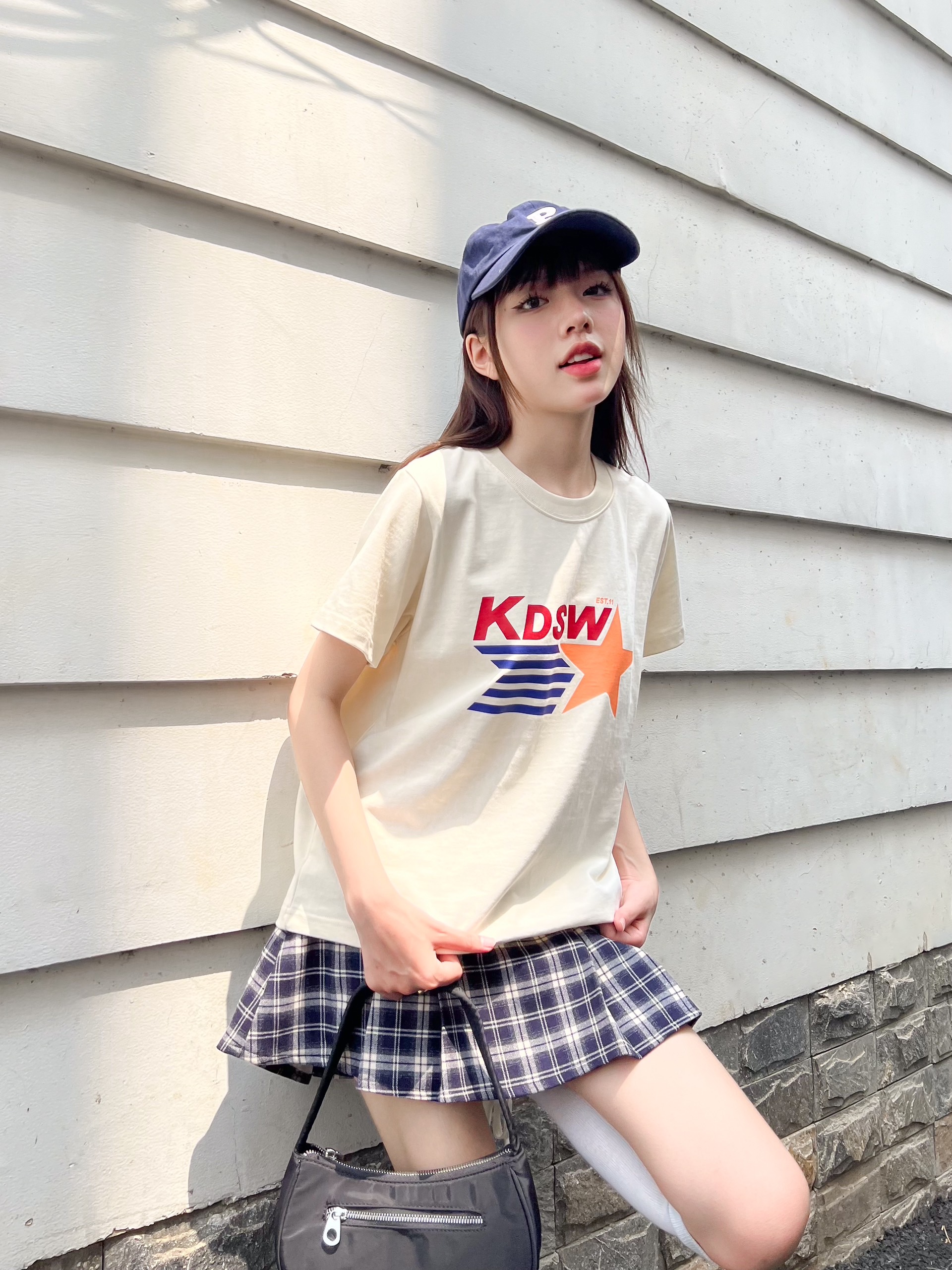 KIDO Áo thun tay ngắn cổ tròn FLAG TEE