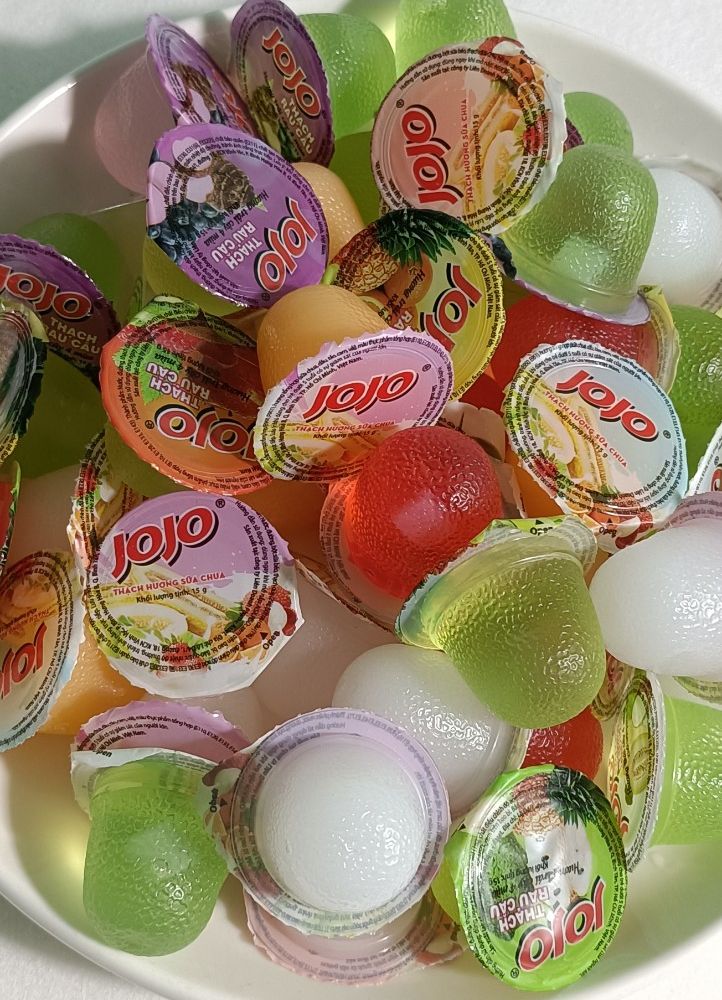 Combo 2 túi (1.4kg) thạch rau câu trái cây JOJO
