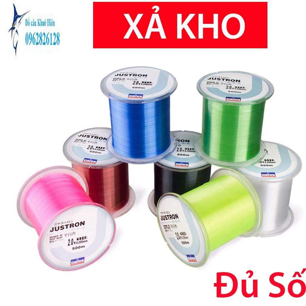 Cước Câu Cá 500m dây câu cá Siêu Bền Daiwa DC-1  (cam kết đổi trả trong 2 tuần đầu)