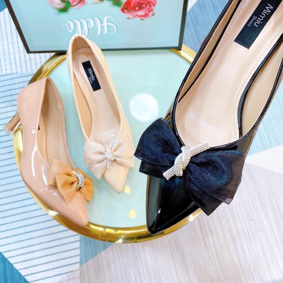 Giày búp bê mũi nhọn 5cm