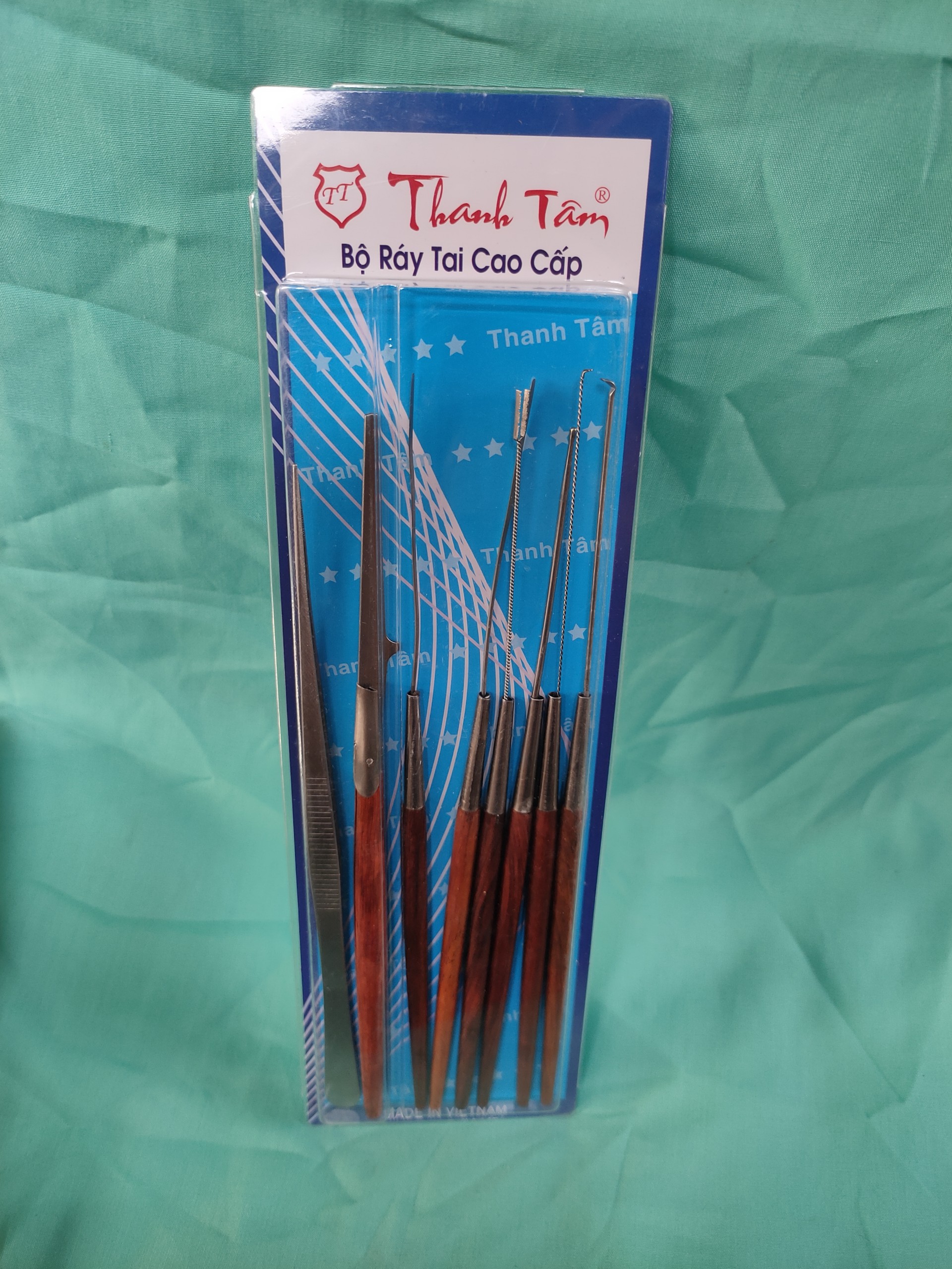 Ráy tai Thanh Tâm cán gỗ cao cấp