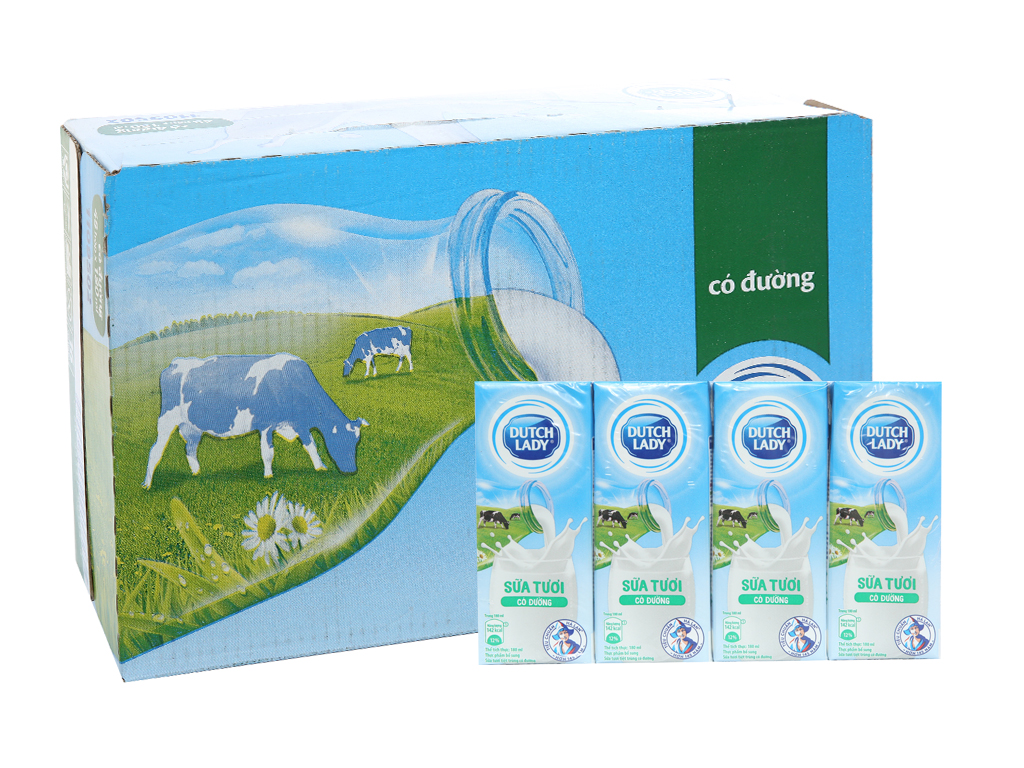 Sữa Tươi CGHL 20+ Hộp 180ml ( Thùng 48 Hộp )