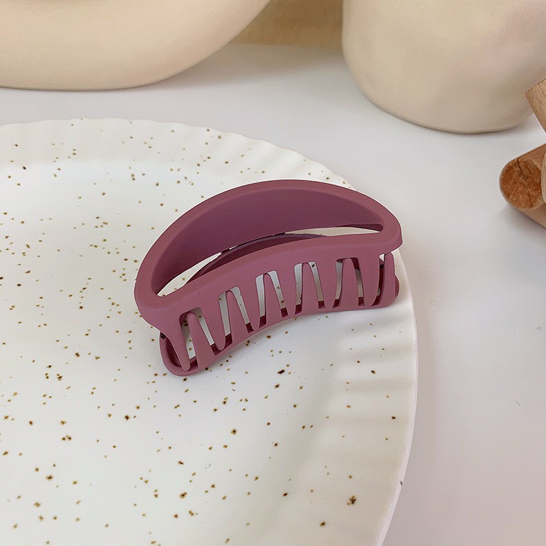 Kẹp tóc càng cua Hàn Quốc DOUDOU Cặp tóc càng cua bán nguyệt nhiều màu thời trang ZJ011