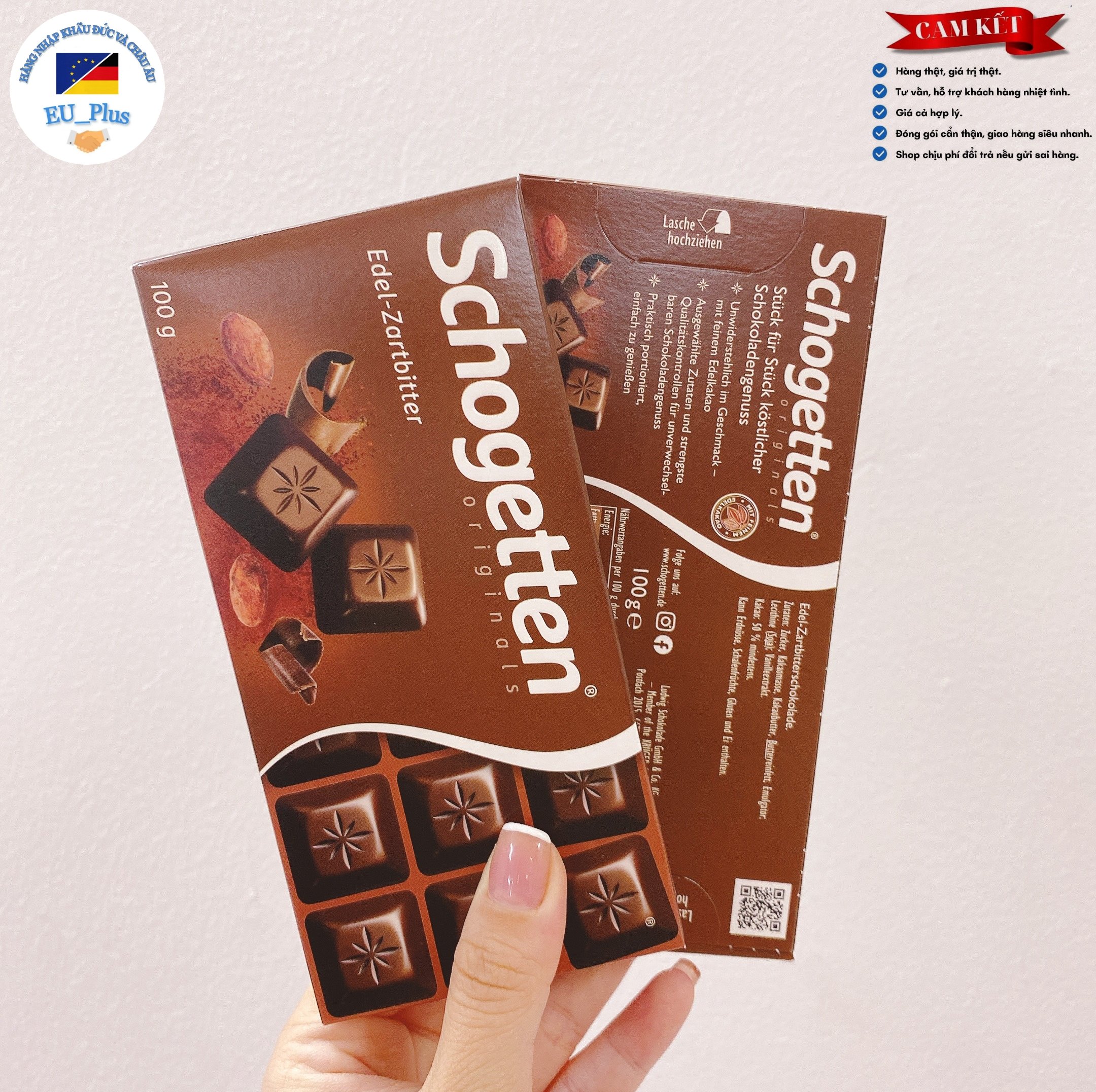 Socola Schogetten thanh 100g - Socola của Đức - Germany