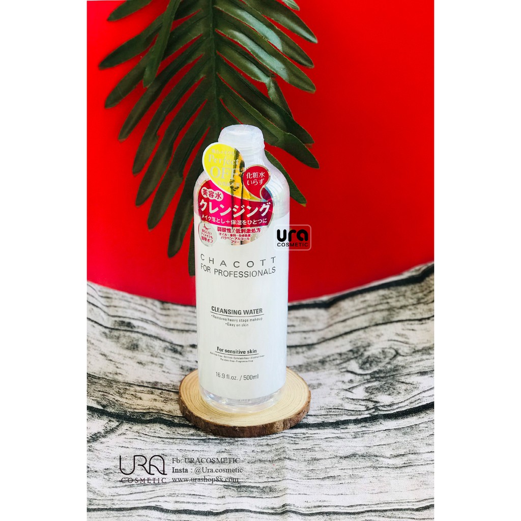 [𝑪𝑯𝑰́𝑵𝑯 𝑯𝑨̃𝑵𝑮]Nước tẩy trang Chacott For Professionals 500ml-Mẫu Mới