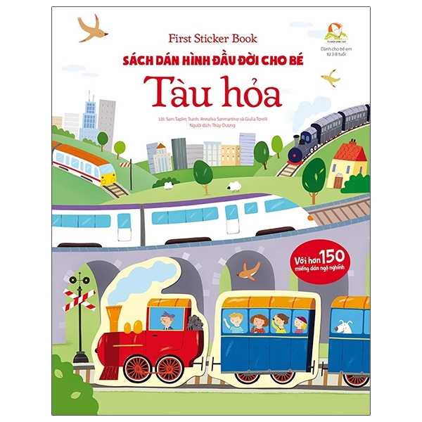 Fahasa - first sticker book - sách dán hình đầu đời cho bé - tàu hỏa