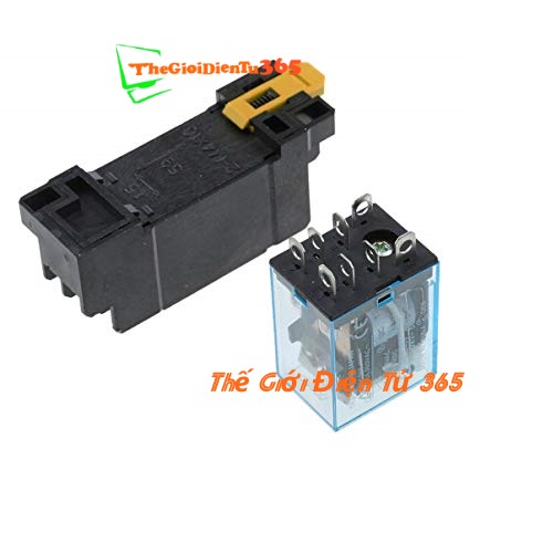 CHÂN ĐẾ RELAY TRUNG GIAN 8 CHÂN VẶN ỐC