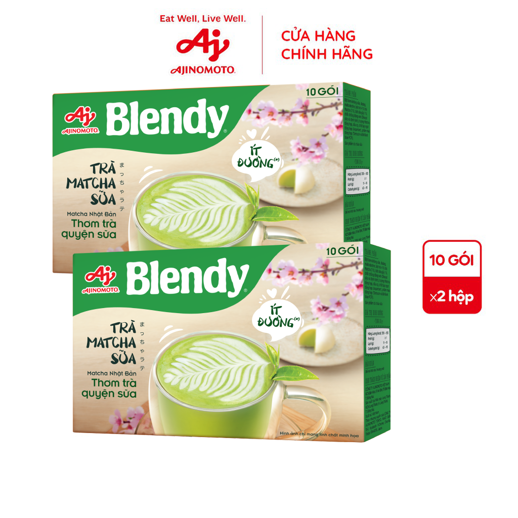 Combo 2 hộp Trà matcha sữa Blendy (160g/ hộp) | Lazada.vn