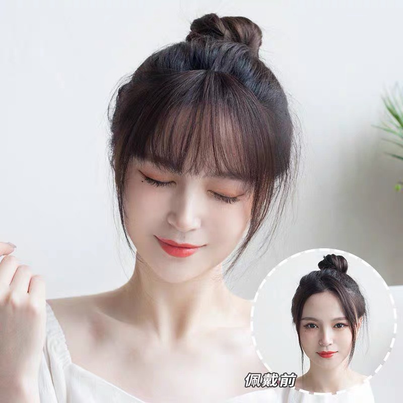 Tóc mái thưa hàn quốc , làm bằng tóc tơ.