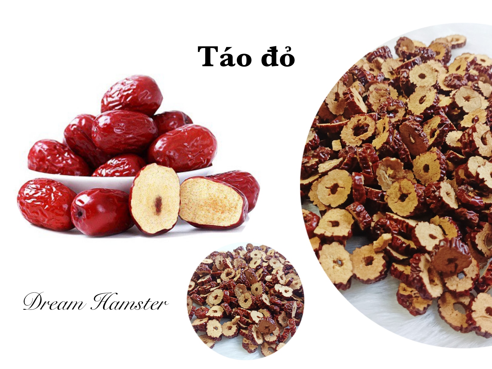 Táo đỏ bổ dưỡng cho Hamster (50gr)