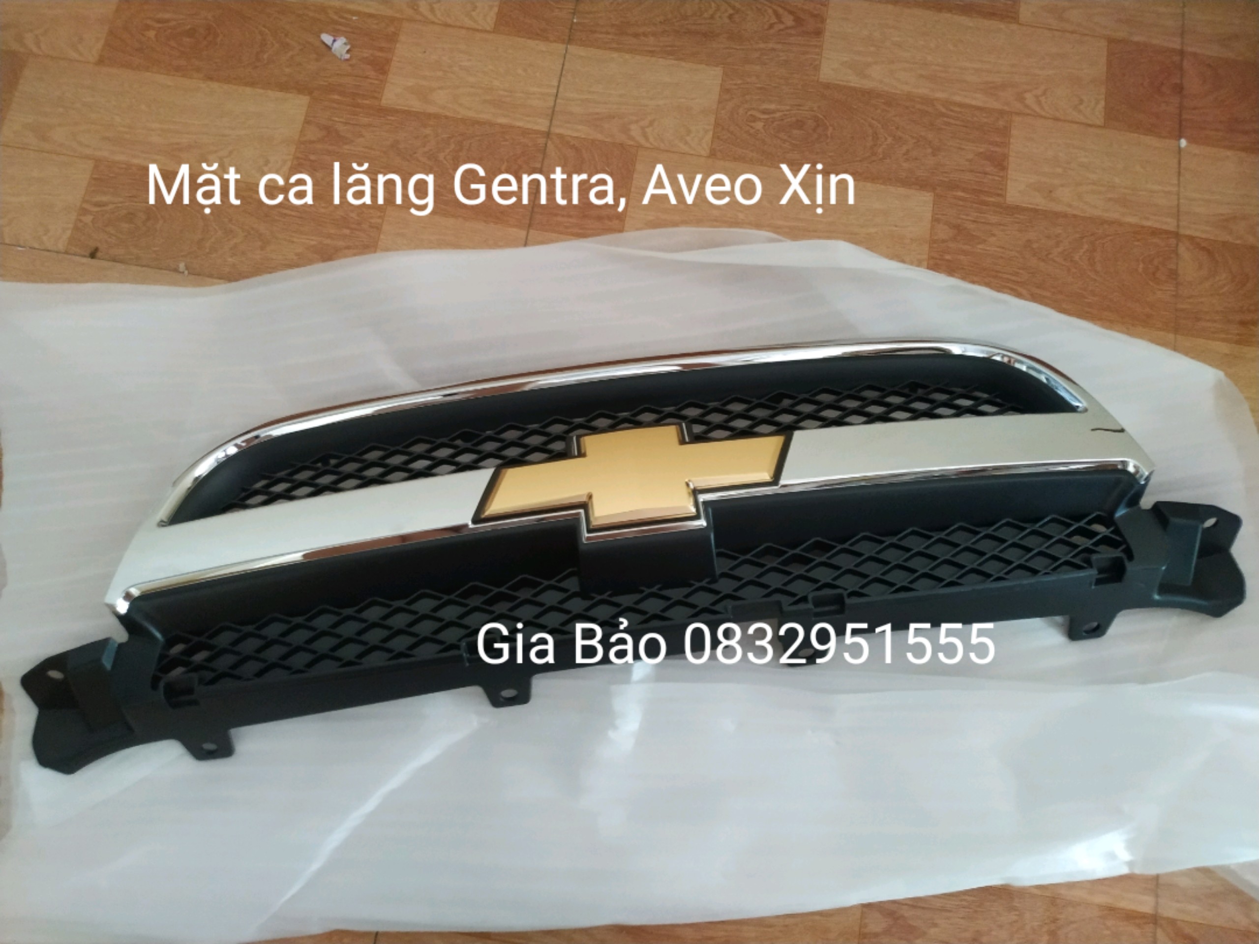 mặt ga lăng Aveo , Gentra , xịn, dấu cộng
