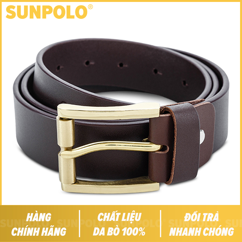 Men cow leather belt