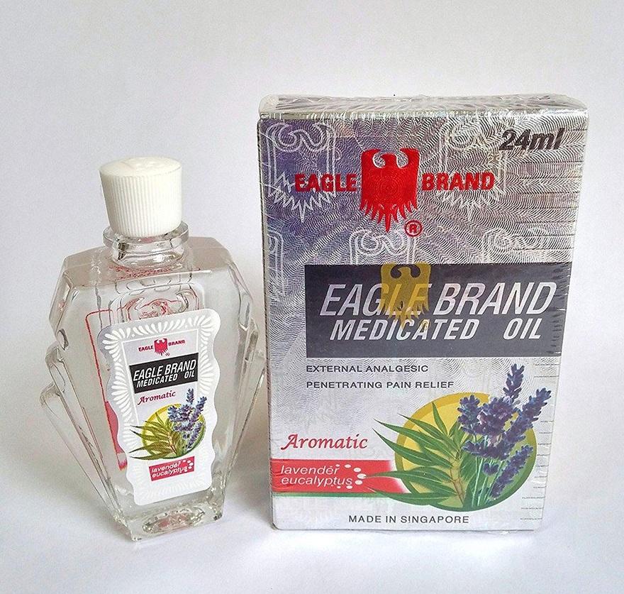 [HCM]Dầu Gió Trắng Con Ó [Lavender] Eagle Brand Medicated 24 ML