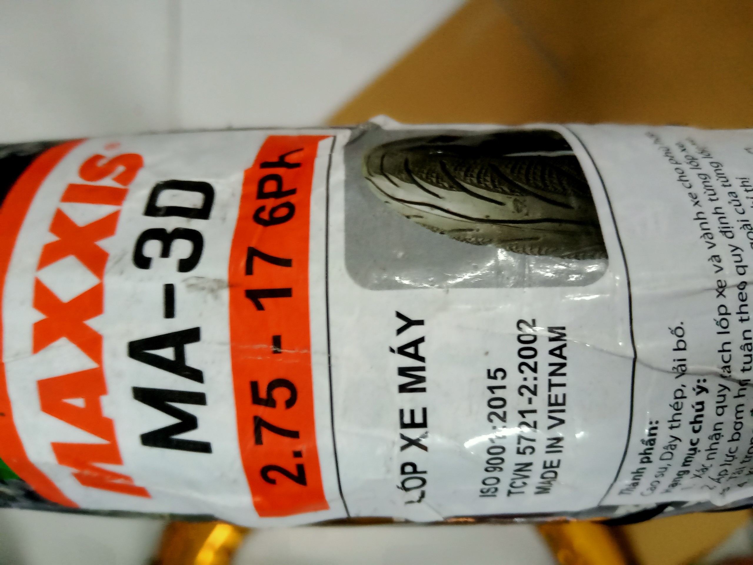Vỏ Xe Maxxis 2.75 -17 chính hãng