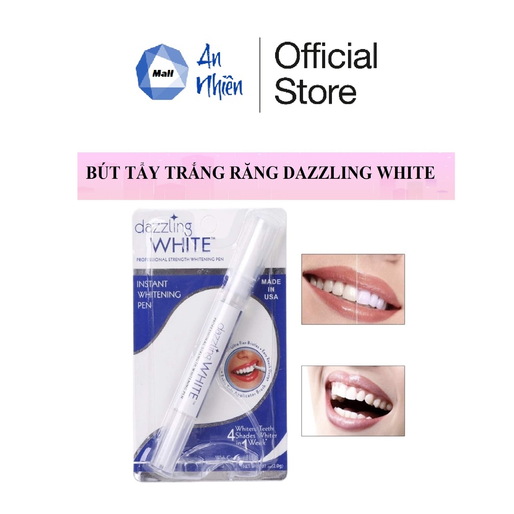 Bút Tẩy Trắng Răng Whitening Pen (Mẫu mới)