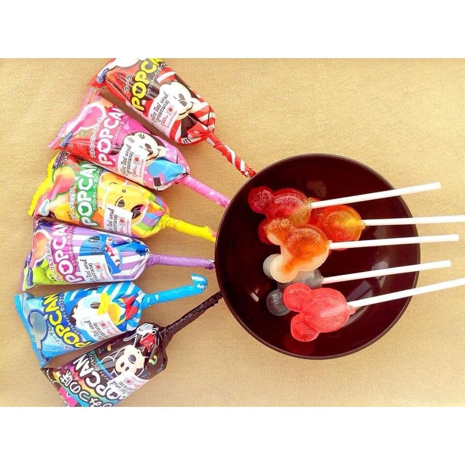 KẸO MÚT GLICO POPCAN DISNEY NHẬT
