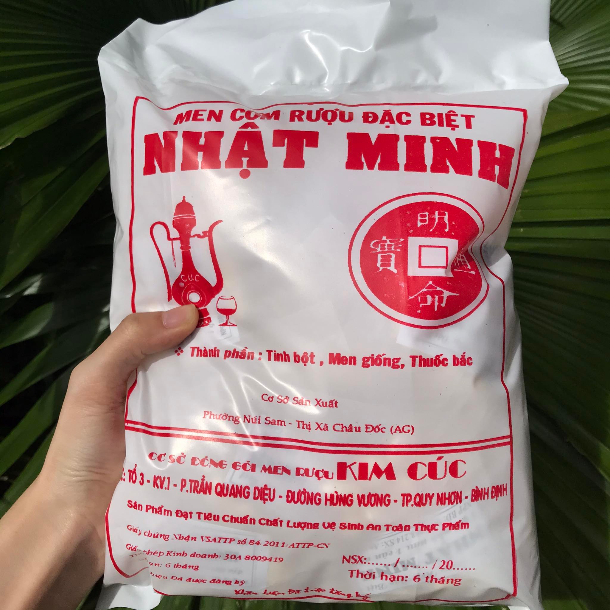 Gói 1kg Men cơm rượu Nhật minh, men ngọt, men làm rượu nếp cái nếp cẩm,