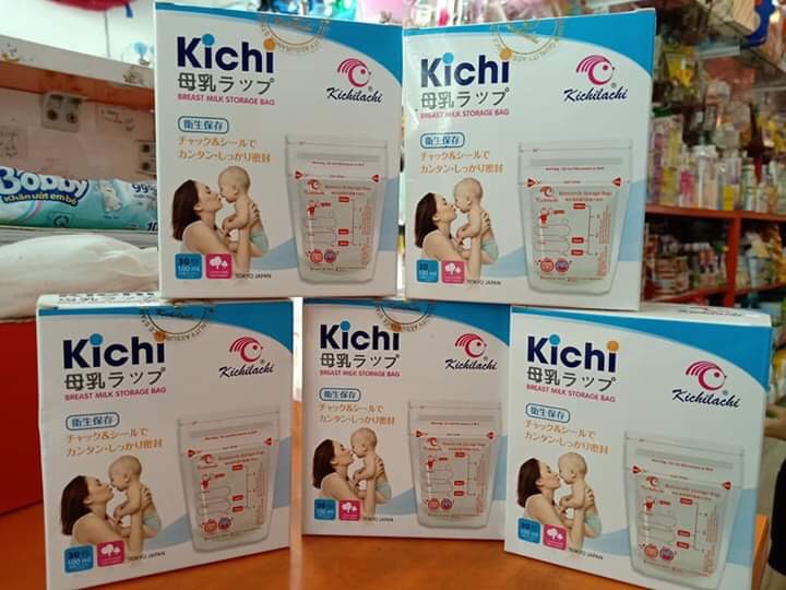 Hộp 30 Túi trữ sữa kichilachi 100ml