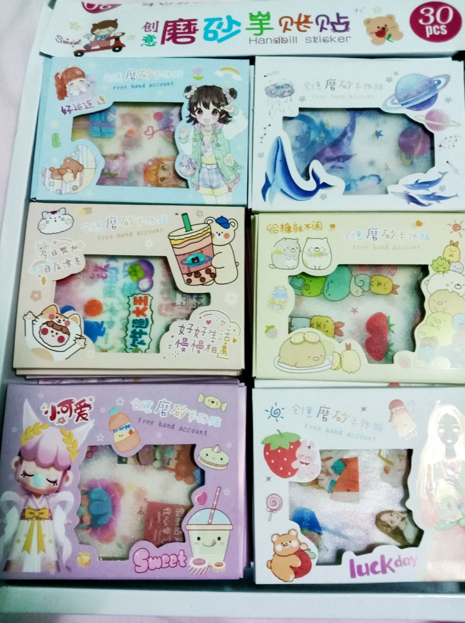 Sticker 3D họa tiết trang trí