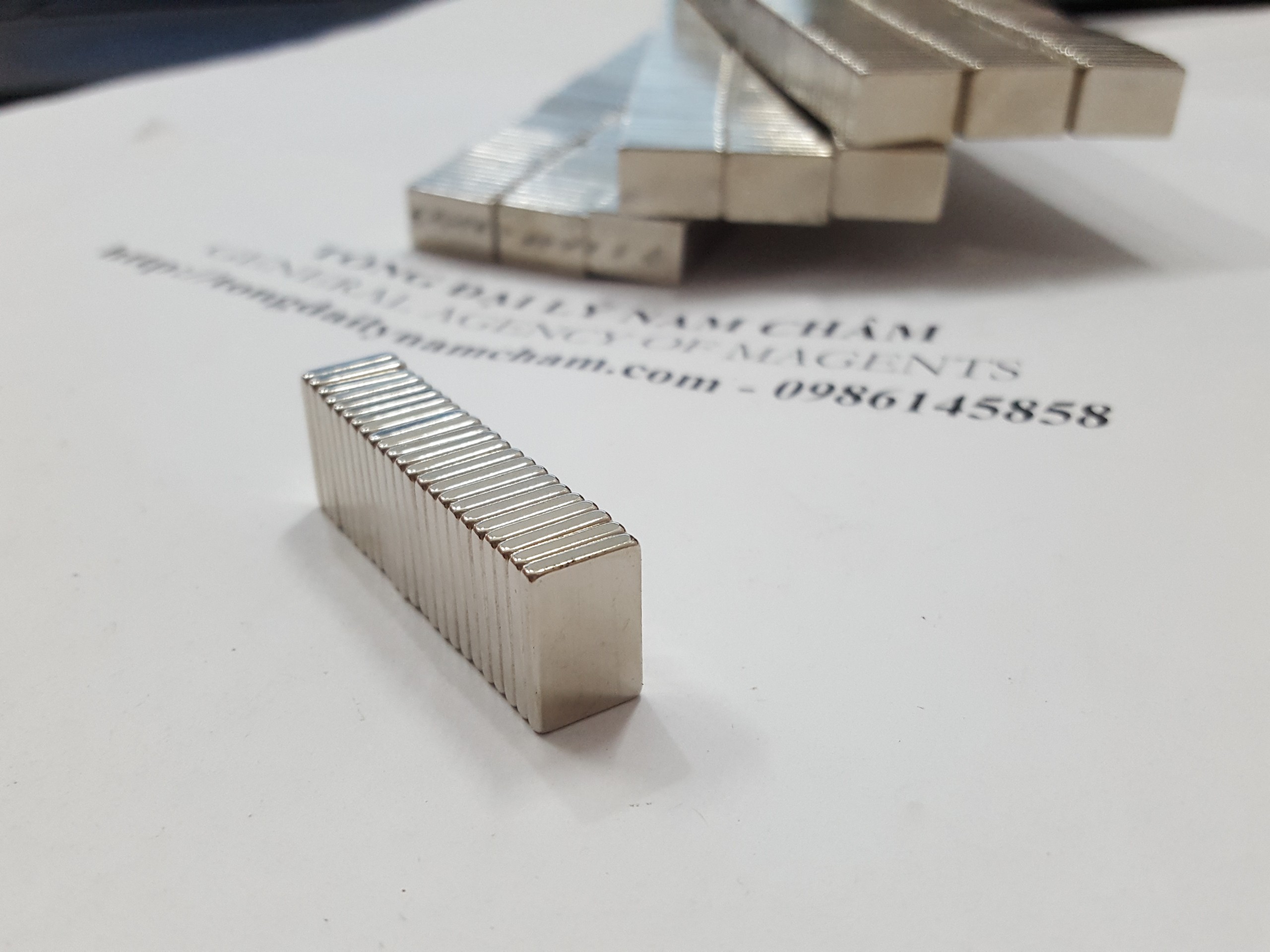 20 viên nam châm chữ nhật 15x10x2mm